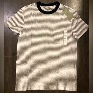 NWT Black and White Striped shirt Medium